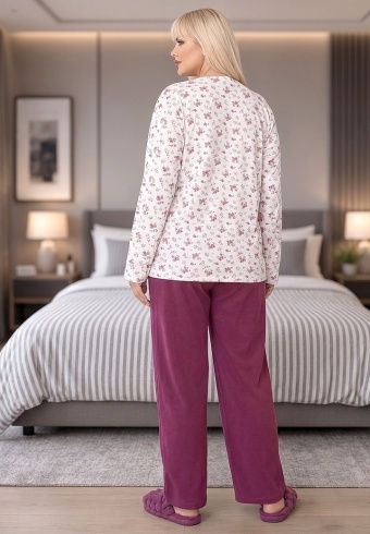 Pijama Calduroasa Soft Cotton 4216-01 - Img 5