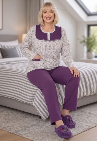 Pijama Calduroasa Soft Cotton 4260-04
