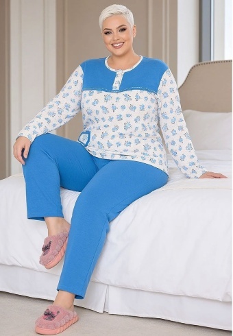 Pijama Dama Fine Cotton 4244-04 - Img 2