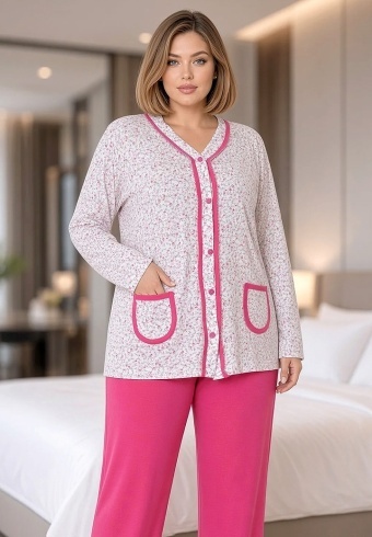 Pijama Dama Fine Cotton 714-04 - Img 3