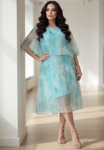 Rochie Azure Ocazione 26060-02 - Img 5
