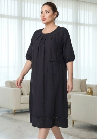 Rochie Din Panza Topita Due L2-03 - Img 5