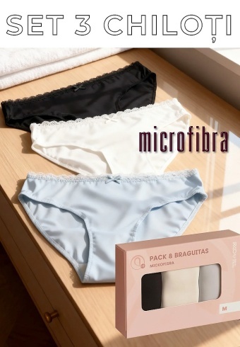 Set de 3 Chiloti din Microfibra 3032-02