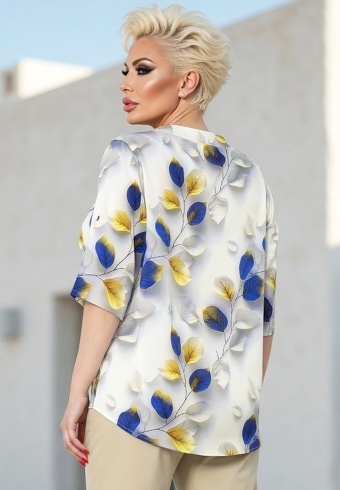 Bluza Din Matase Bellissima 25015-06 - Img 4