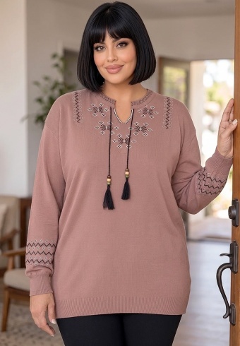Bluza Tricotata Etno 6000-251
