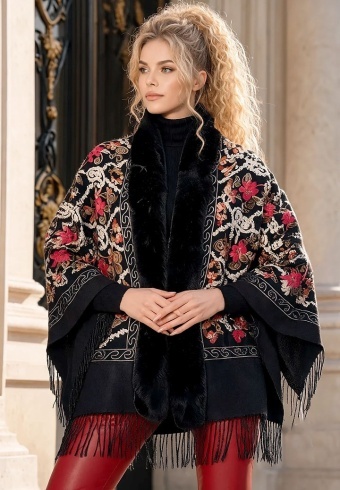 Capa Eleganta cu Broderii Magda 39-01