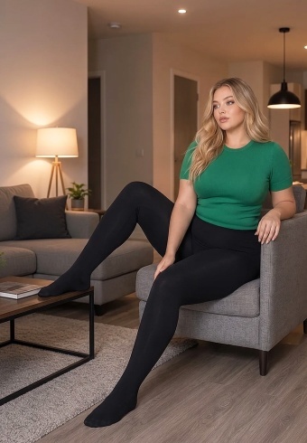 Dres Termal Vătuit 1800 DEN – Fără cusătură 809-01 - Img 4
