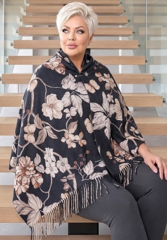 Esarfa Groasa Casmir + Brosa CADOU 068-02