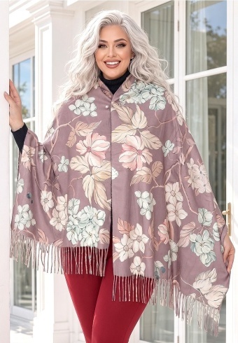 Esarfa Groasa Casmir + Brosa CADOU 068-05