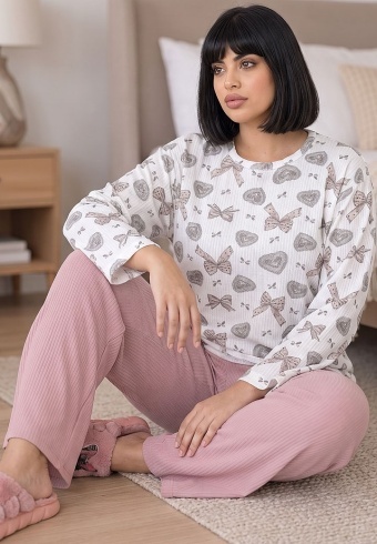 Pijama Calduroasa Relax Cotton 2508-13 - Img 3