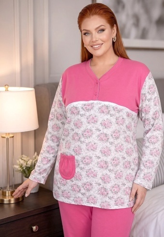 Pijama Calduroasa Soft Cotton 4022-05 - Img 3