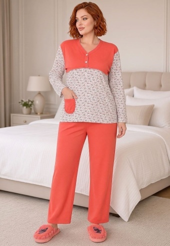 Pijama Calduroasa Soft Cotton 4022-07