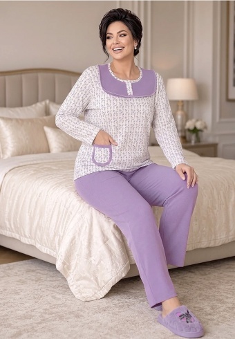 Pijama Calduroasa Soft Cotton 4260-02