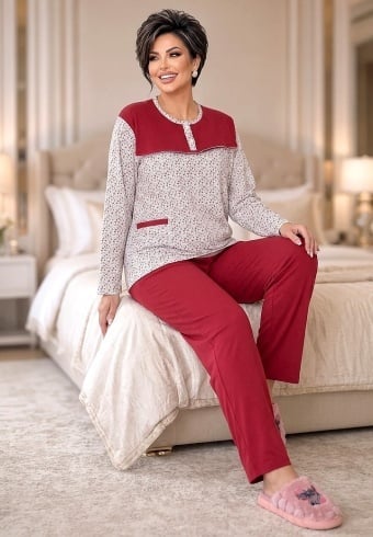 Pijama Dama Fine Cotton 4244-02 - Img 4