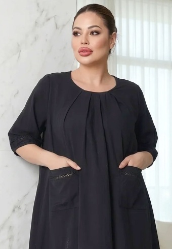 Rochie Din Panza Topita Due L2-03 - Img 2