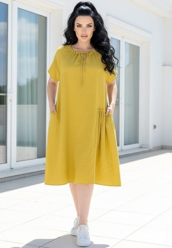 Rochie Din Panza Topita Fun L10-03