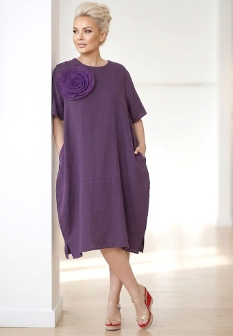 Rochie Din Panza Topita Sole Flo L12-02