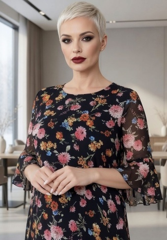 Rochie Din Voal Azure Belinda 14 - Img 4