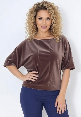 Bluza Din Catifea Flori 07