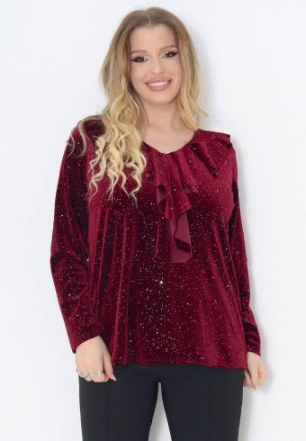 Bluza Din Catifea Italy Gala 25135-04