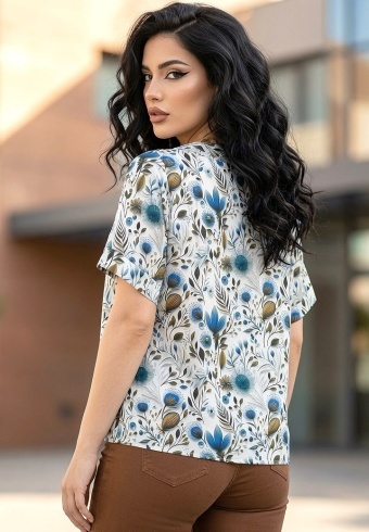 Bluza Din Matase Bellissima 25032-06 - Img 6