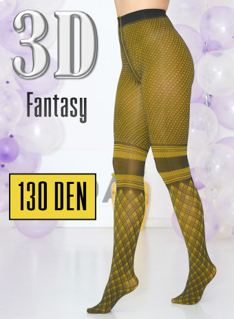 Dres 3D Fashion Fantasy 130 DEN Yellow