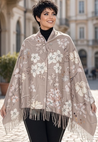 Esarfa Groasa Casmir + Brosa CADOU 068-09