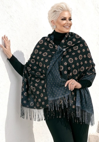 Esarfa Groasa Casmir + Brosa CADOU 650-33