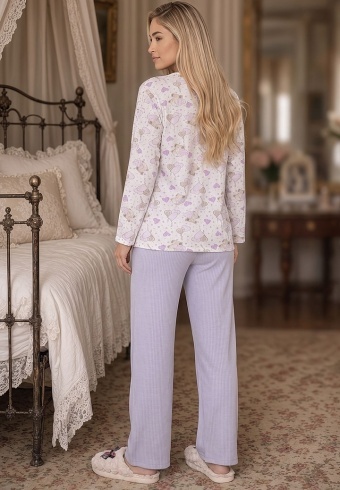 Pijama Calduroasa Relax Cotton 2508-06 - Img 2