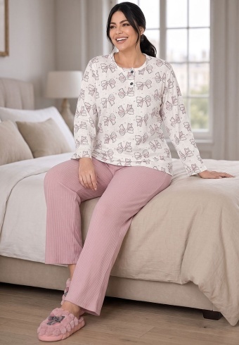 Pijama Calduroasa Relax Cotton 2508-15 - Img 4
