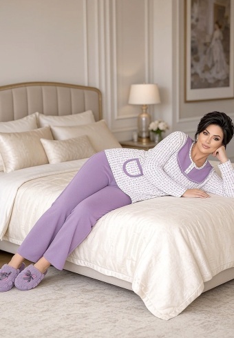 Pijama Calduroasa Soft Cotton 4260-02 - Img 3