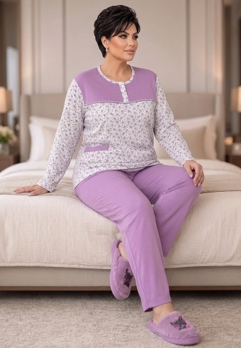 Pijama Dama Fine Cotton 4244-05 - Img 5