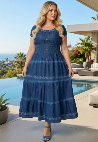 Rochie Jeans Dana 0203-02 - Img 3
