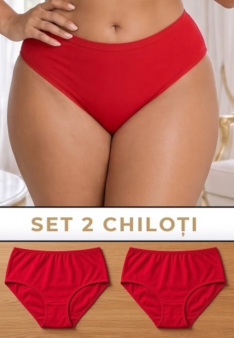 Set de 2 Chiloti din Bumbac 159-04
