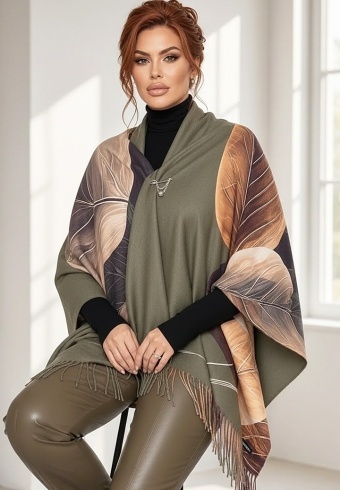 Esarfa Groasa Casmir + Brosa CADOU 655-02