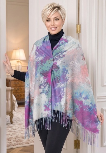 Esarfa Groasa Casmir + Brosa CADOU 788-04