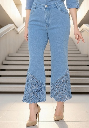 Pantaloni Jeans Masura Mare Ailyn 746-01