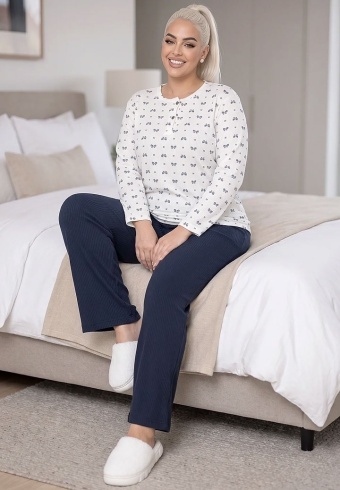 Pijama Calduroasa Relax Cotton 2508-02 - Img 3