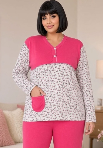 Pijama Calduroasa Soft Cotton 4022-08 - Img 3