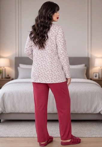 Pijama Dama Fine Cotton 714-01 - Img 6
