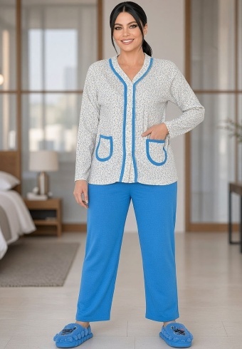 Pijama Dama Fine Cotton 714-06