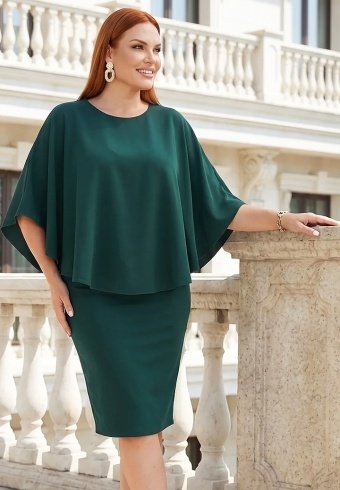 Rochie Amira Cu Capa din Viscoza 25 - Img 2