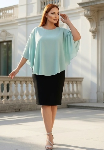 Rochie Amira Cu Capa din Voal 02