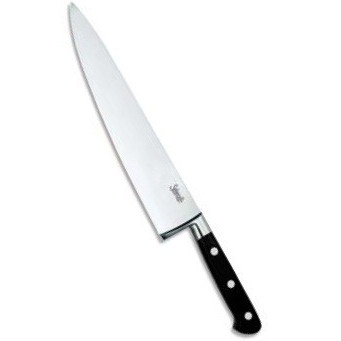 Chef knife with 25 cm blade