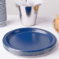 farfurie-carton-20cm-albastra