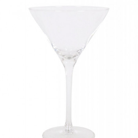 Set 4x pahar din sticla pentru martini 250 ml