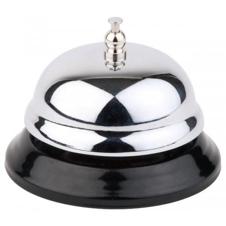 Clopotel receptie din inox, 9.5 cm
