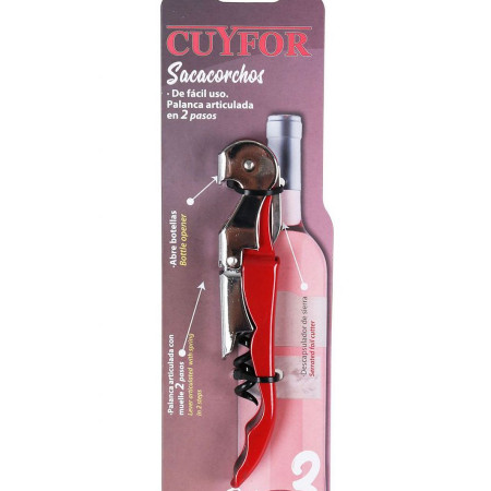 Desfacator si tirbuson ospatar, 12.5 cm, maner colorat