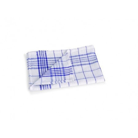 Prosop bucatarie albe cu dungi albastre 70x50 cm