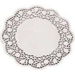 Set 250 buc dantela farfurioare de 12 cm